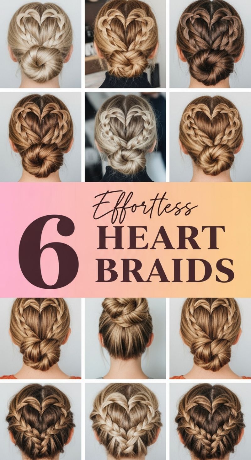 6 Effortless Heart Braids (Perfect for Romance)