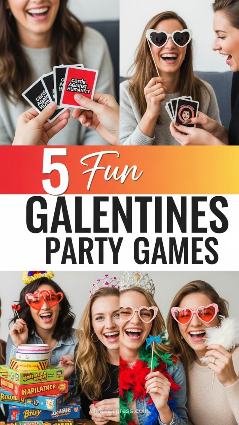 6. Fun & Playful Galentines Game Corner