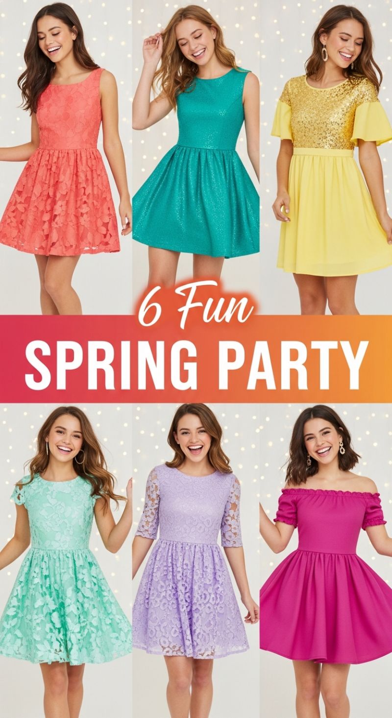 6 Fun SPRING PARTY Styles