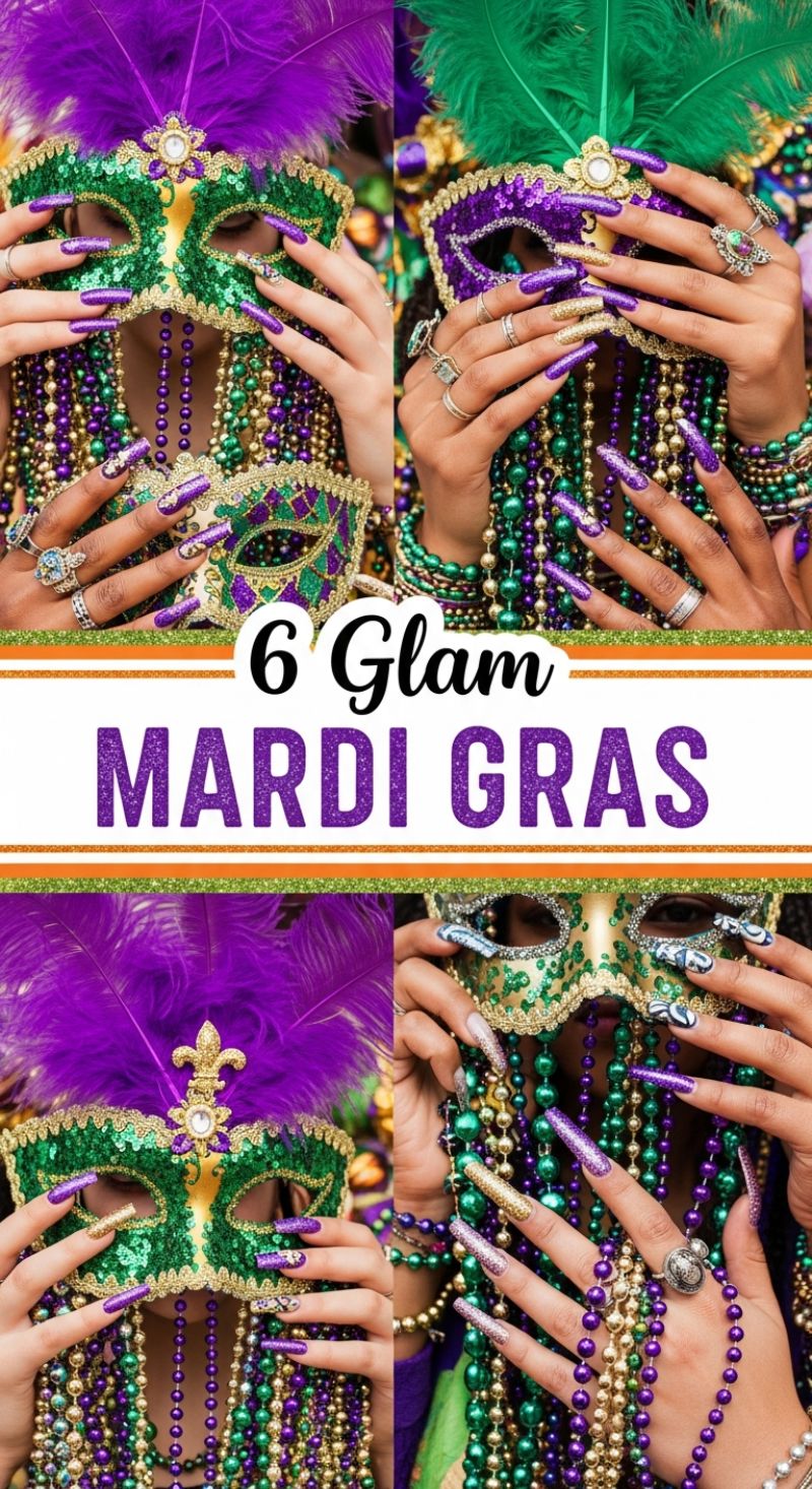 6 Glam MARDI GRAS