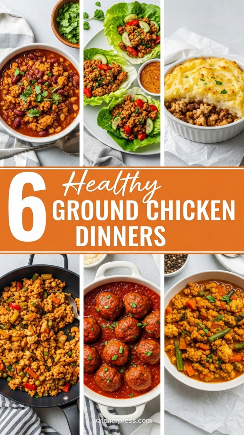 6 Healthy Ground Chicken Dinners to Refresh Your Menu
