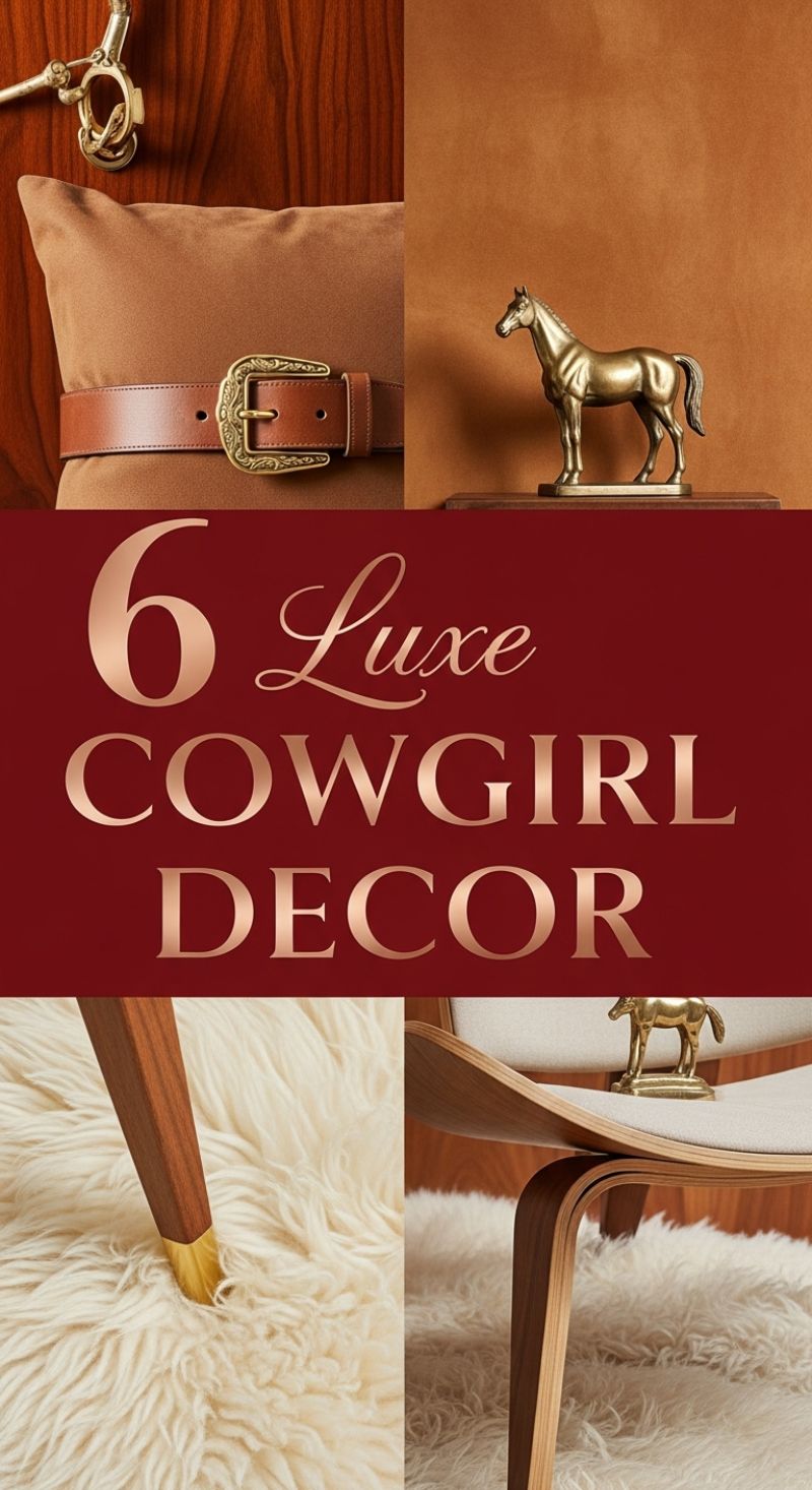 6 Luxe Cowgirl Decor