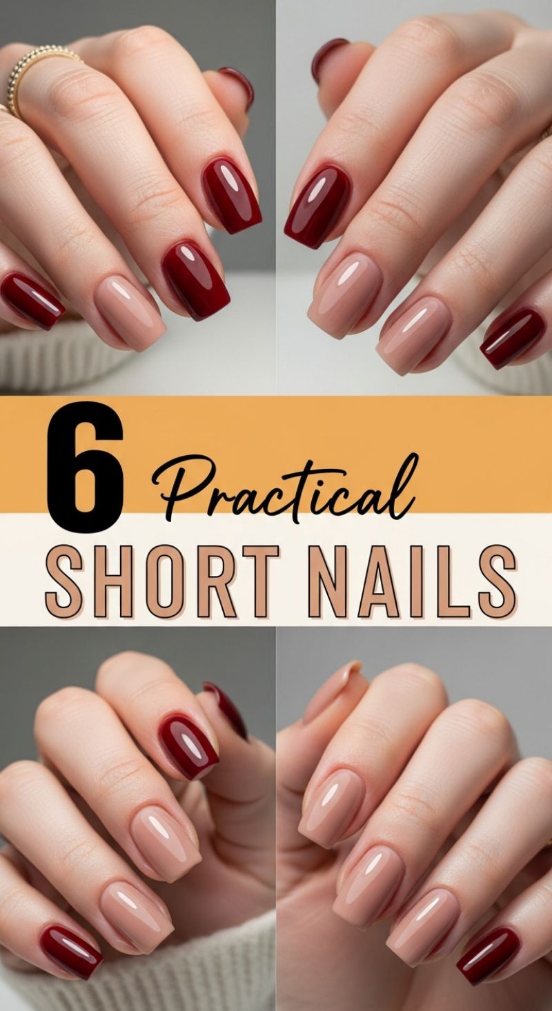 6 Practical Short Nails