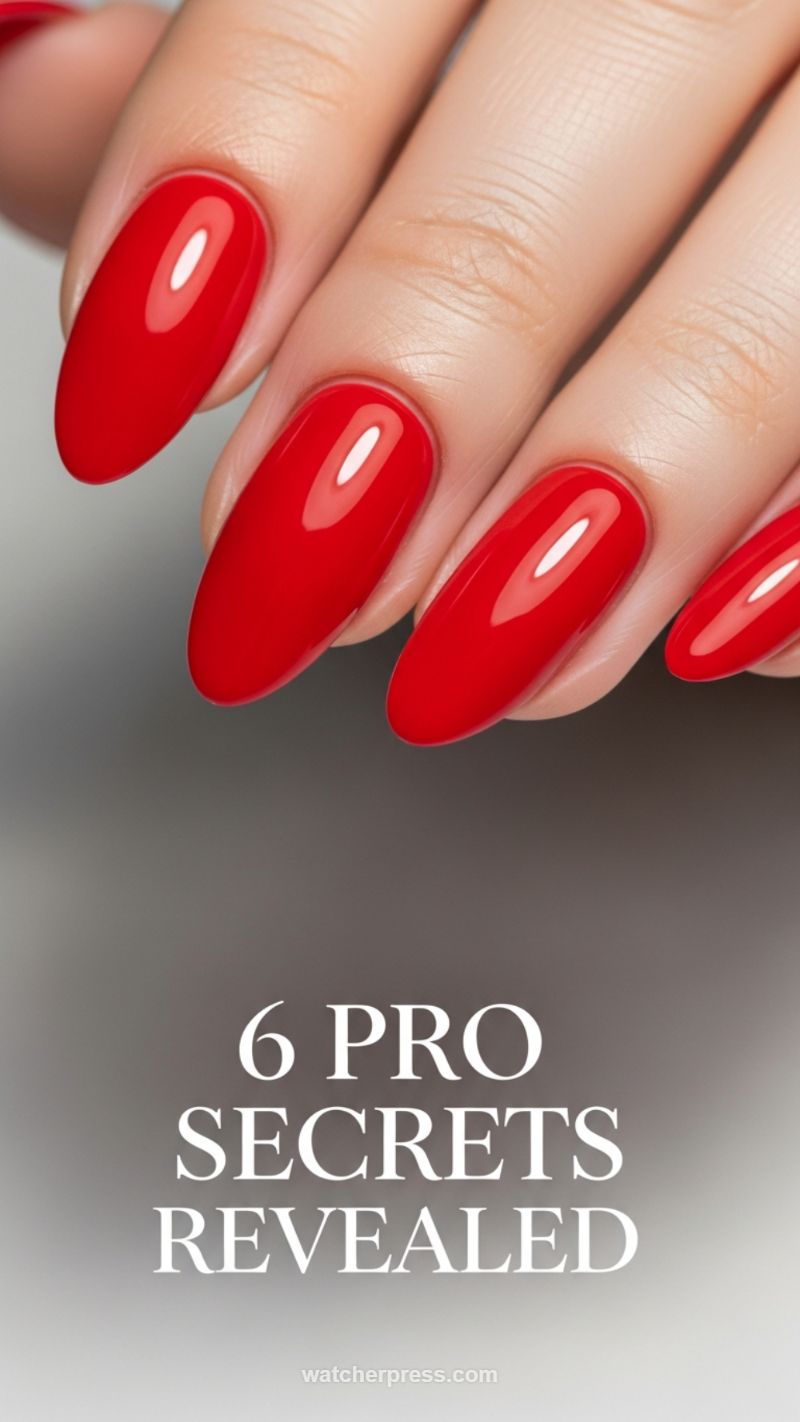 6 Pro Secrets Revealed: The Perfect Glossy Red