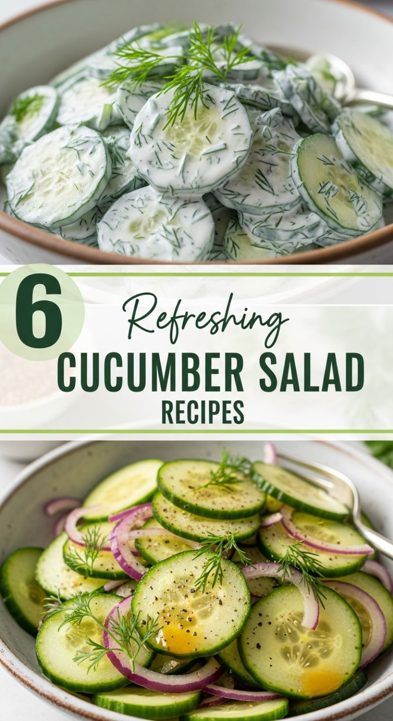 6 Refreshing Cucumber Salad Recipes