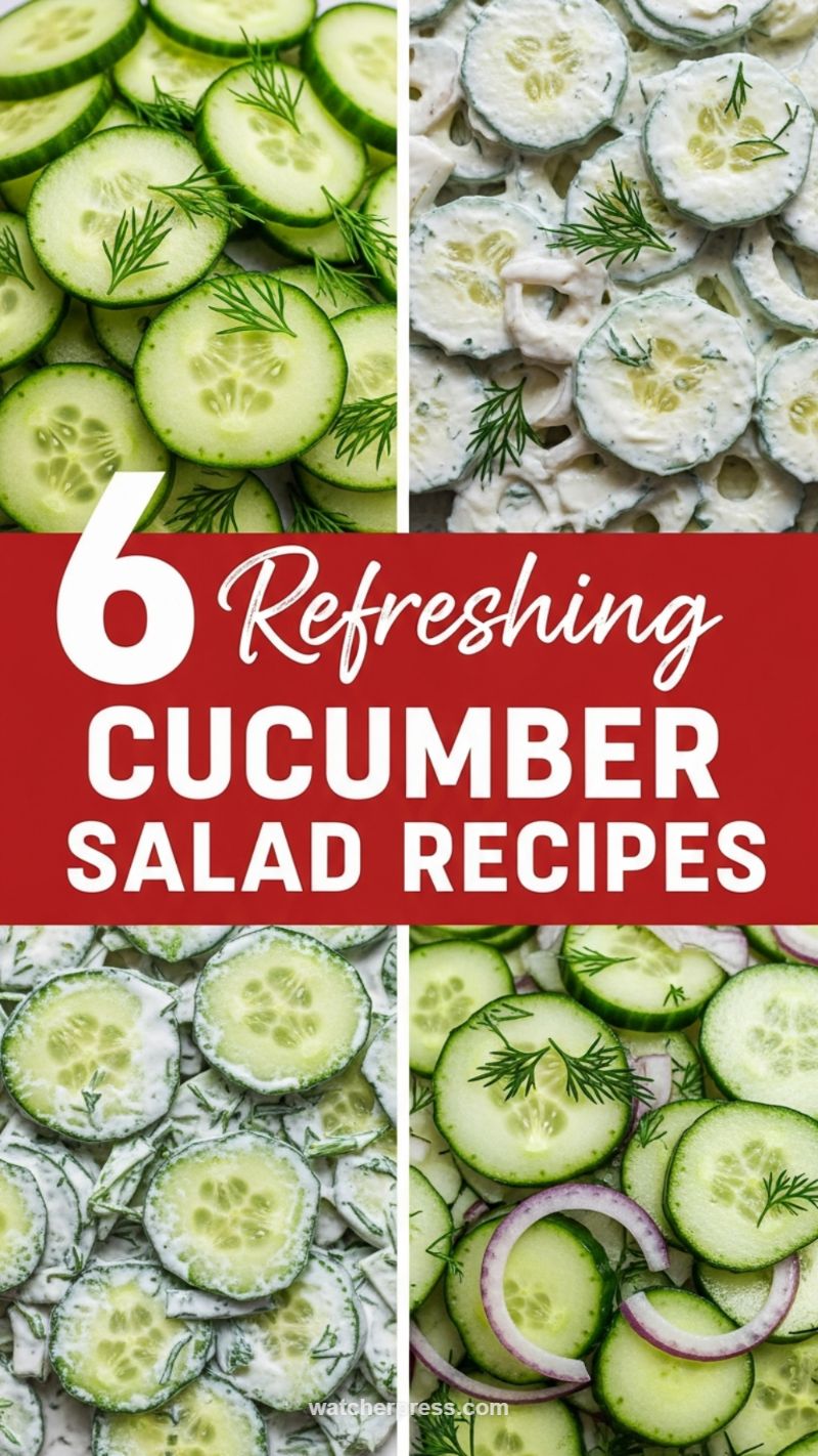 6 Refreshing Cucumber Salad Recipes for Summer