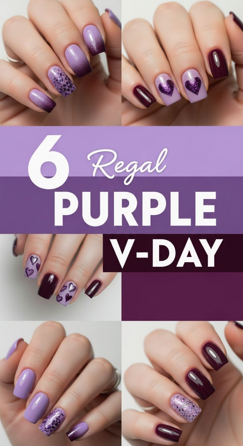 6 Regal Purple V-Day Looks