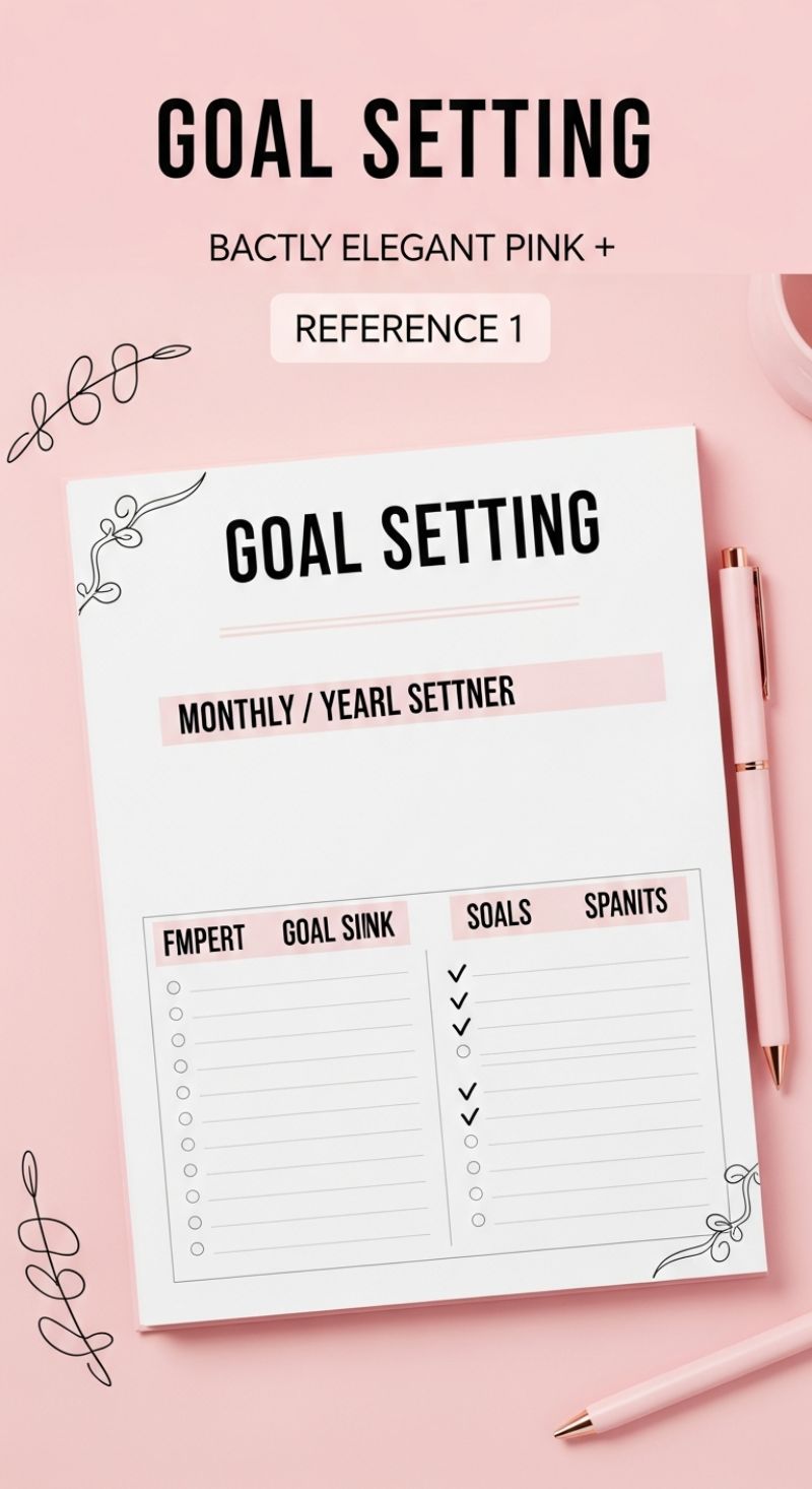 6. Set, Track, and Achieve with a Goal Setting Template