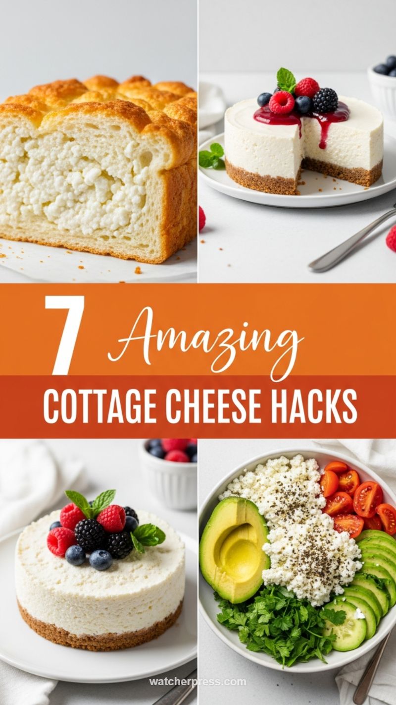 6. TikTok Famous: Amazing No-Bake Cottage Cheese Cheesecake