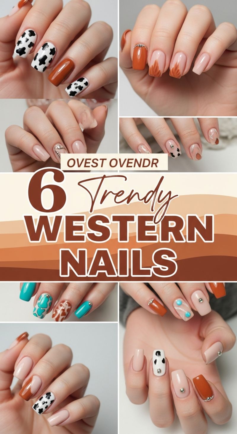 6 Trendy WESTERN NAILS