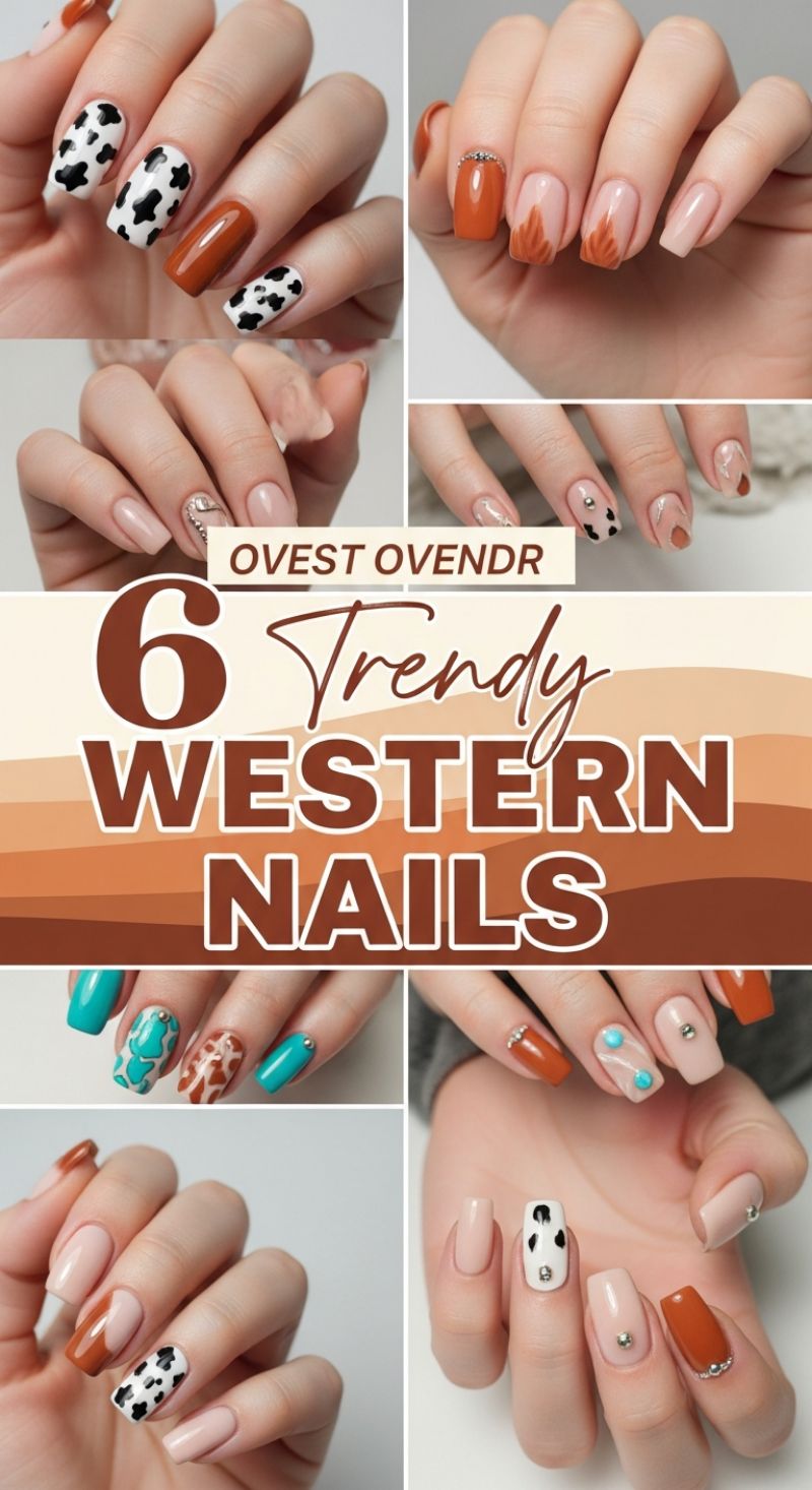 6 Trendy Western Nails