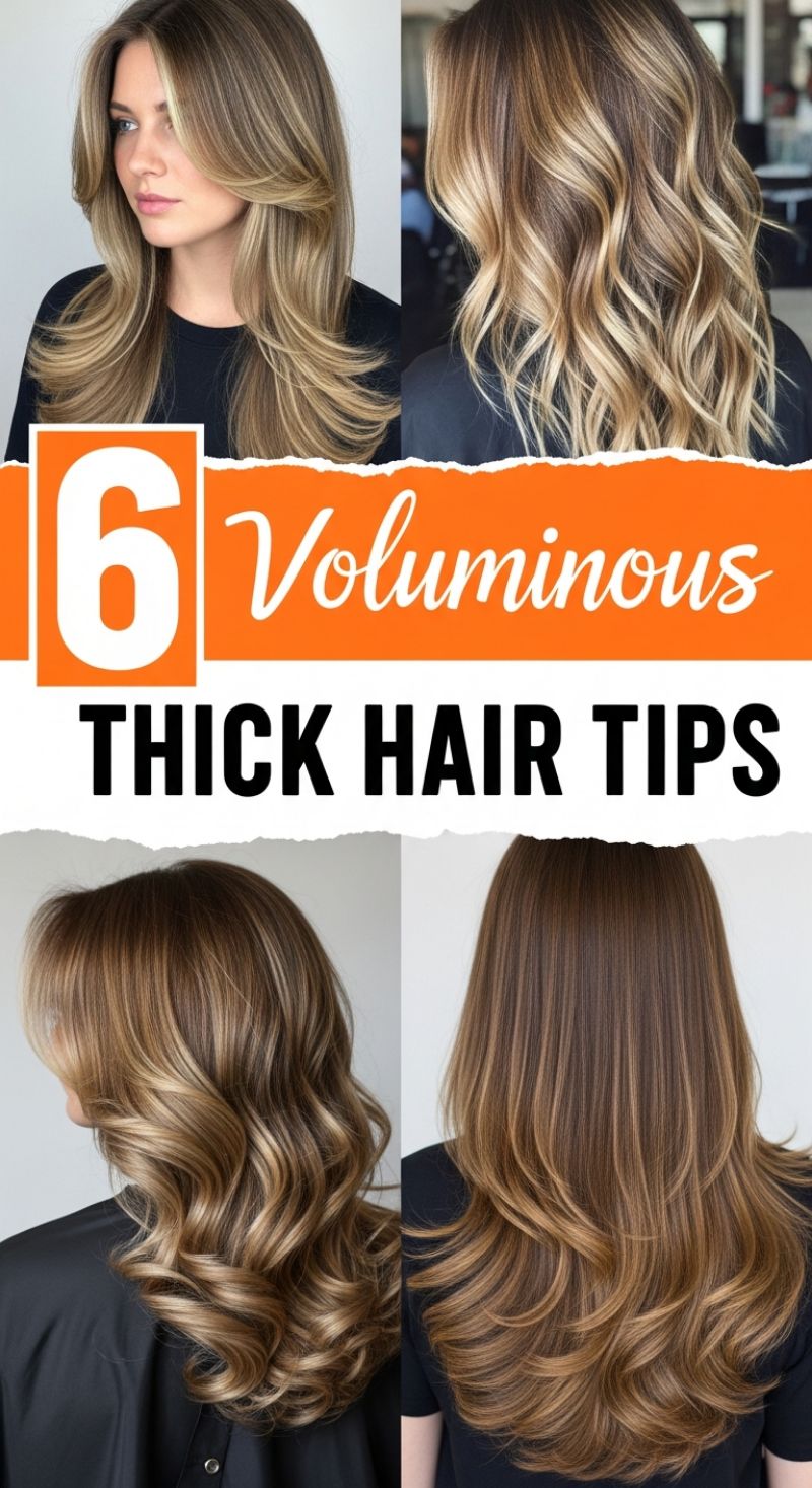 6 Voluminous THICK HAIR TIPS