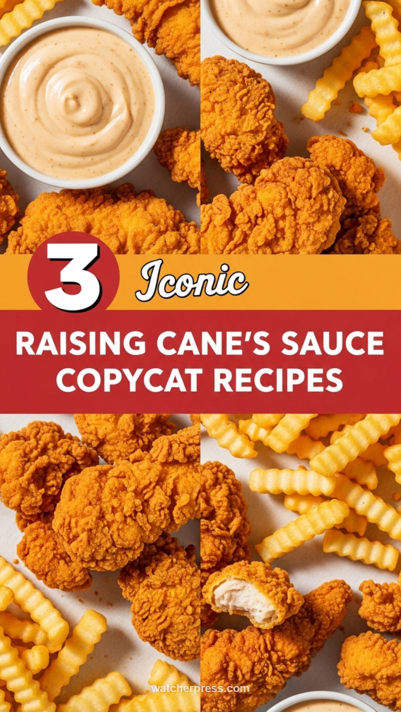 7. 3 Iconic Raising Cane's Sauce Copycat Recipes