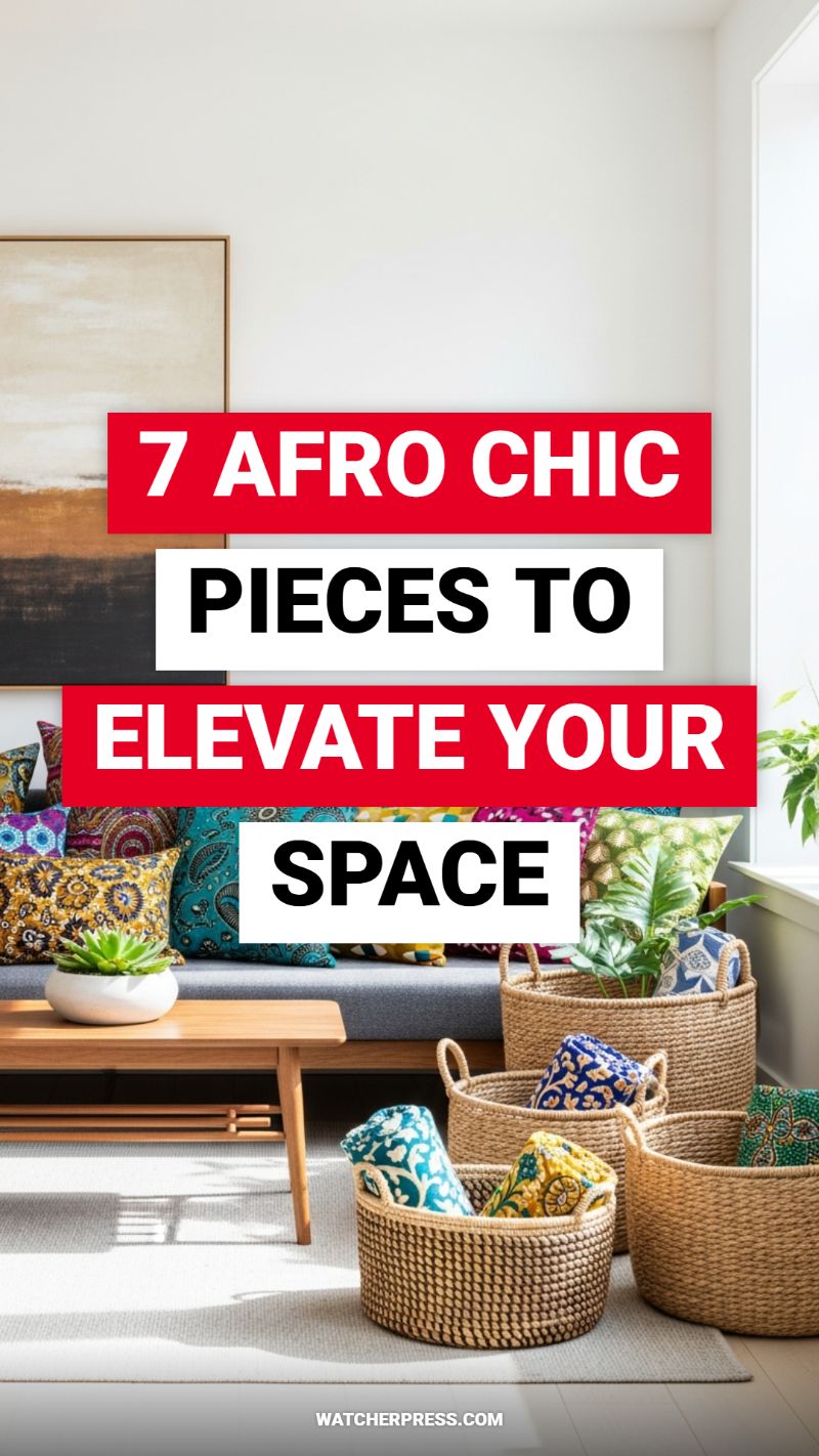 7 AFRO CHIC PIECES TO ELEVATE YOUR SPACE
