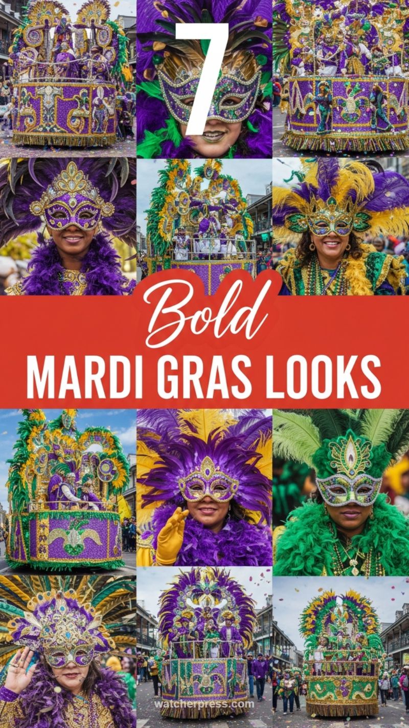 8 Crucial Spring Trends and 6 Hot Summer Styles: The Ultimate Guide to Your Seasonal Wardrobe Upgrade 7 Bold Mardi Gras Looks from the Parades
