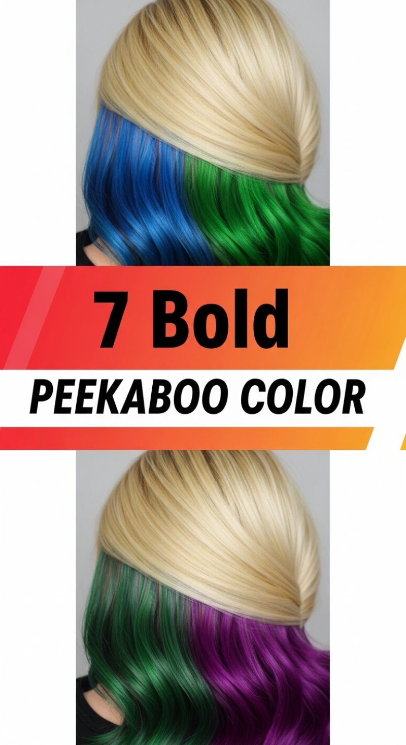 7 Bold Peekaboo Color Looks