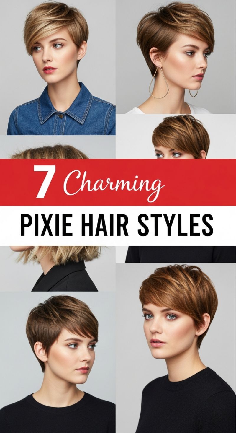 7 Charming PIXIE HAIR STYLES