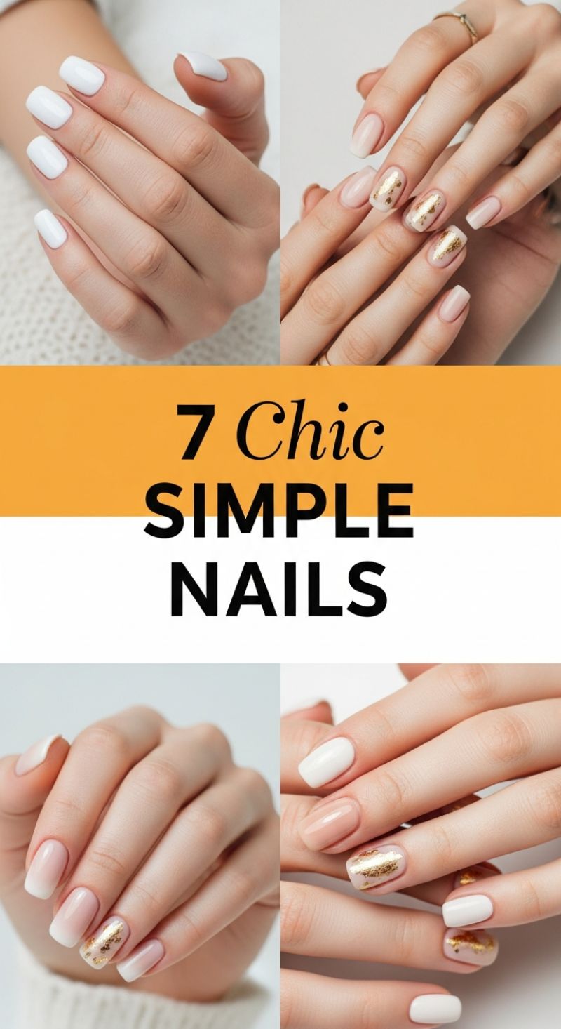 7 Chic Simple Nails: Elegant Minimalist Designs for Valentine's Day