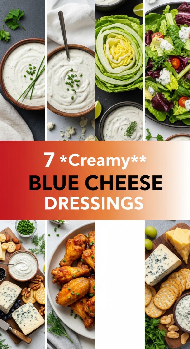 7 Creamy Blue Cheese Dressings