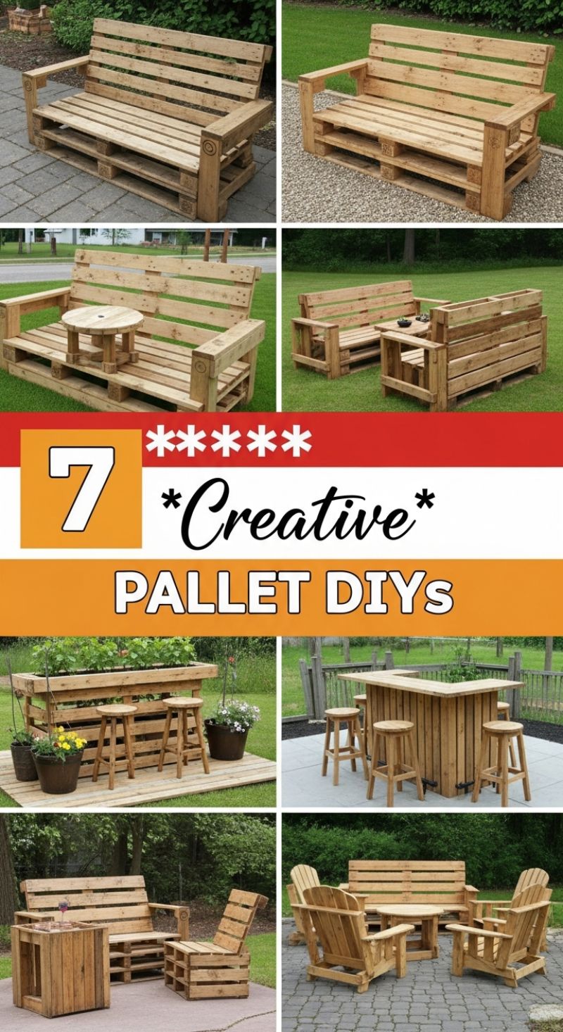 7 Creative Pallet DIYs