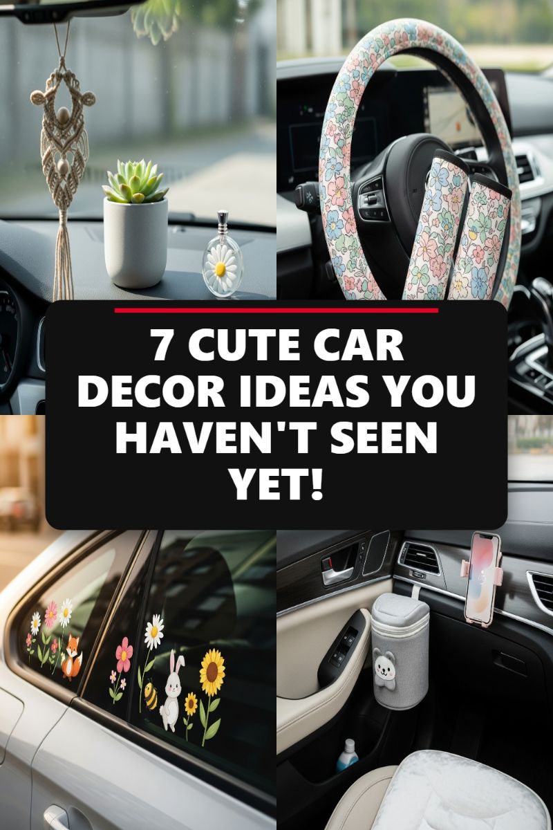 7 CUTE CAR DECOR IDEAS YOU HAVEN'T SEEN YET!