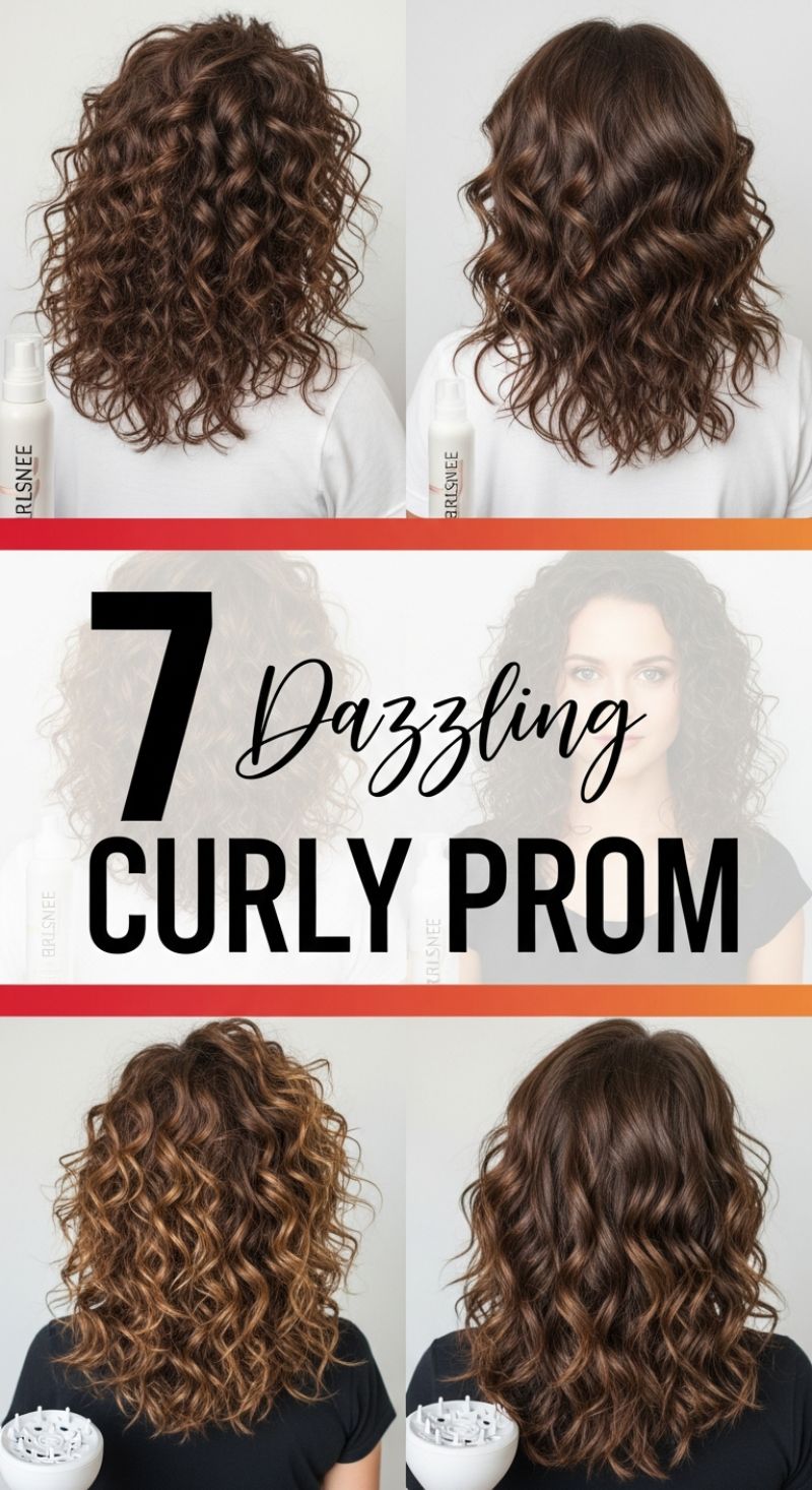 7 Dazzling Curly Prom