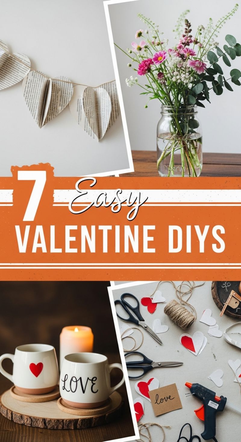 7 Easy VALENTINE DIYs