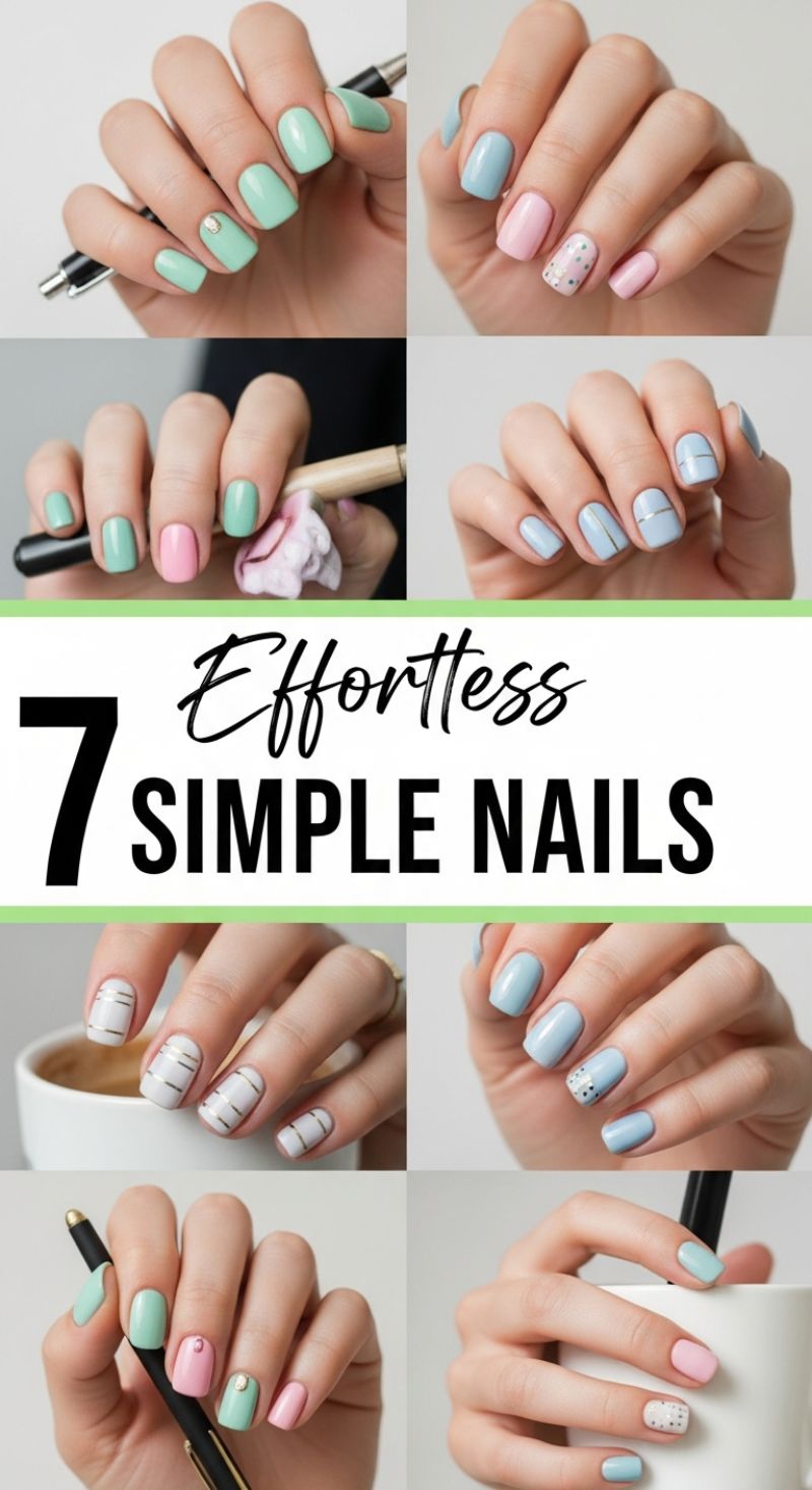 7 Effortless Simple Nails