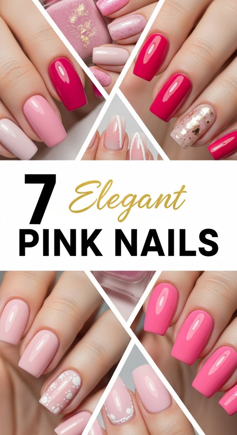 7 Elegant Pink Nails