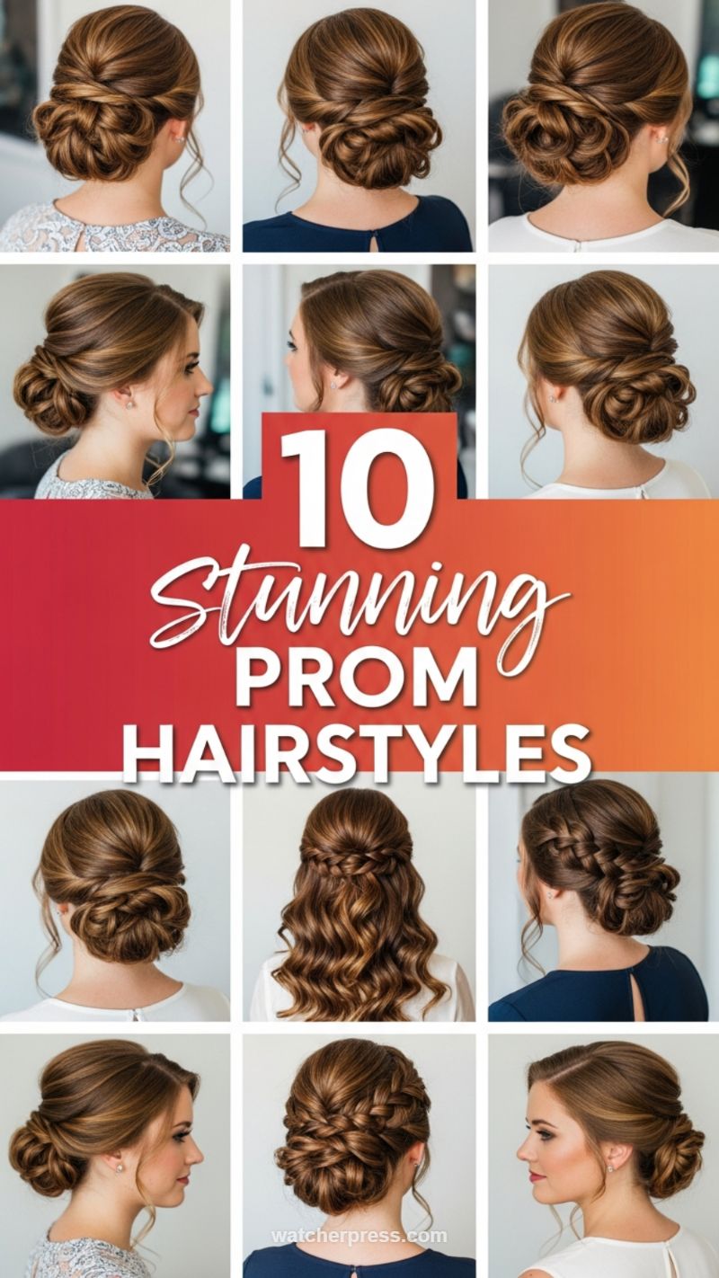7. Elegant Prom Updos for a Grand Entrance