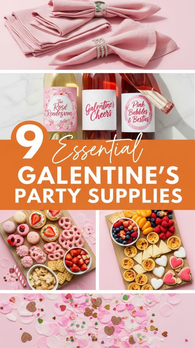 7. Essential Styling: Custom Drink Labels & Napkins