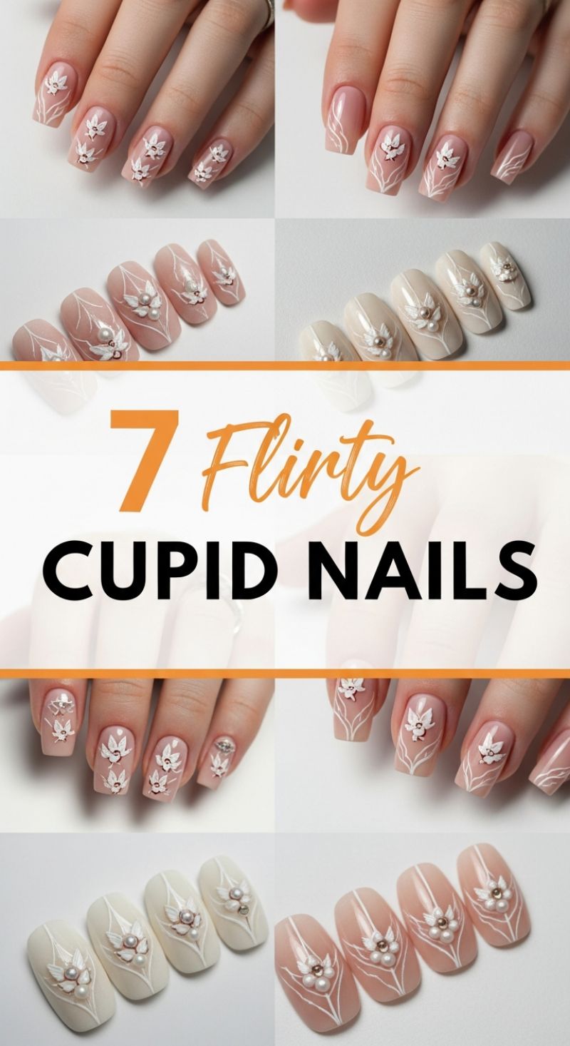 7 Flirty Cupid Nails