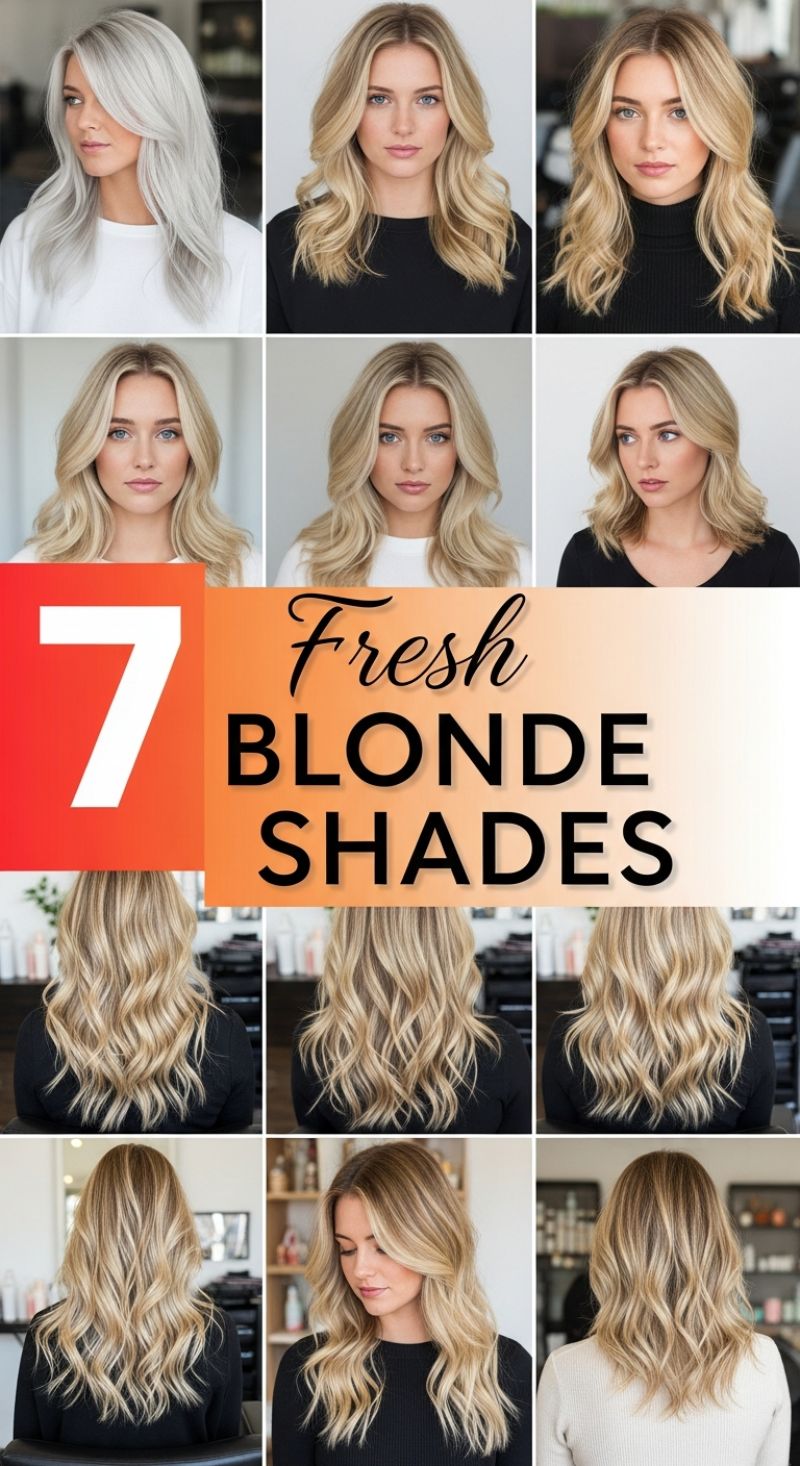 7 Fresh Blonde Shades for Your Next Hair Color Transformation