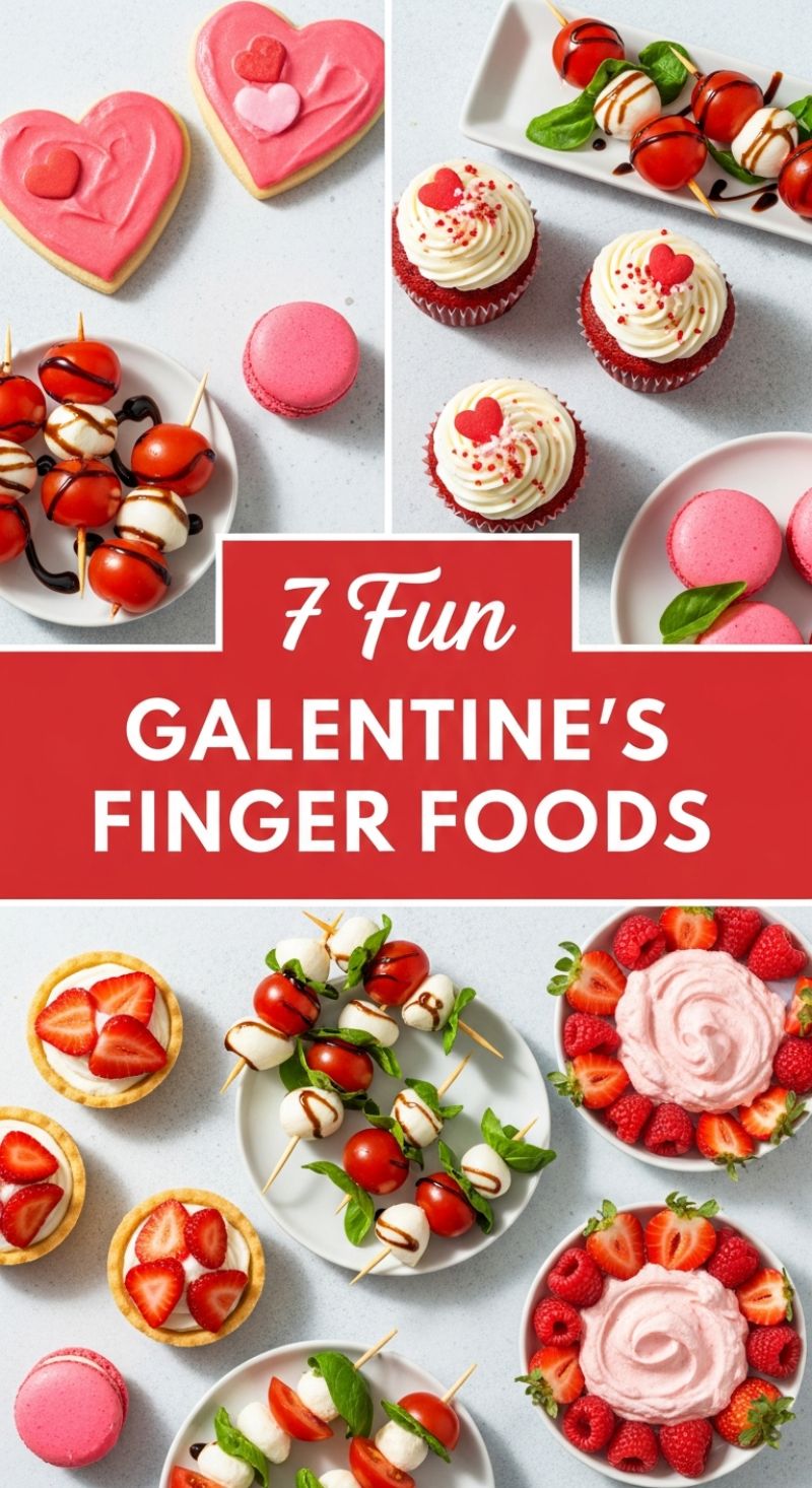7 Fun GALENTINE'S FINGER FOODS