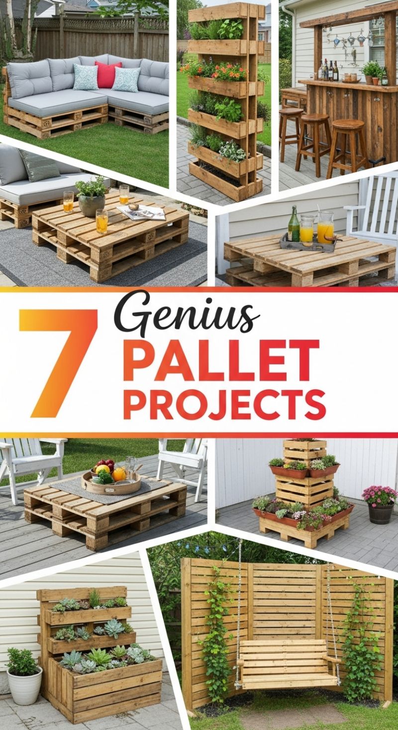 7 Genius Pallet Projects