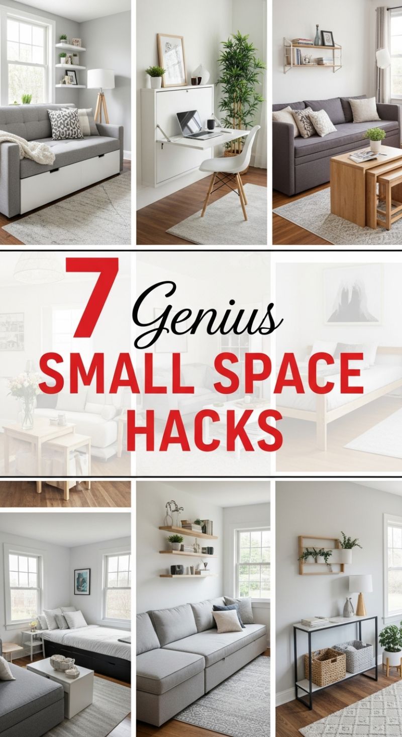 7 Genius SMALL SPACE HACKS