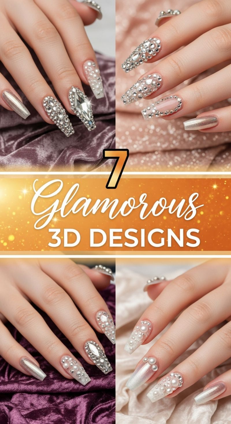 7 Glamorous 3D Designs