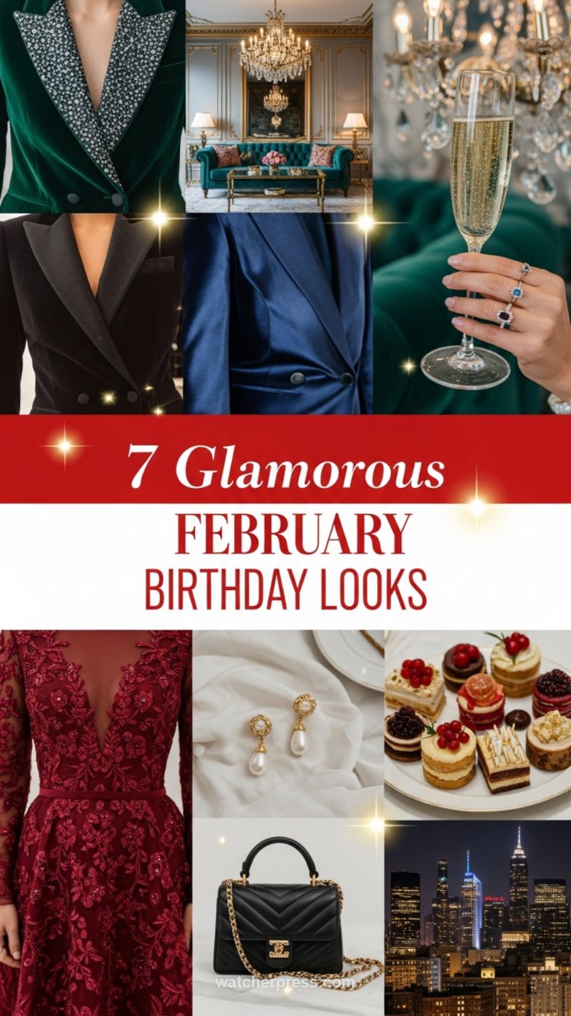 7 Glamorous February Birthday Looks: Velvet Blazers