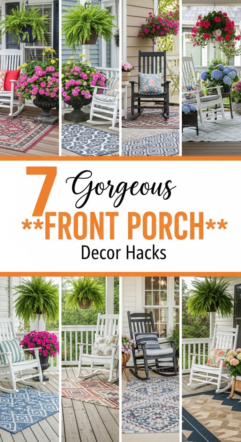 7 Gorgeous FRONT PORCH Decor Hacks