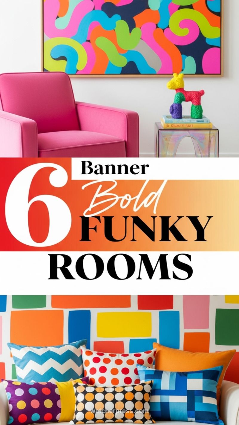 7. Injecting Bright and Bold Colors (Funky Rooms)