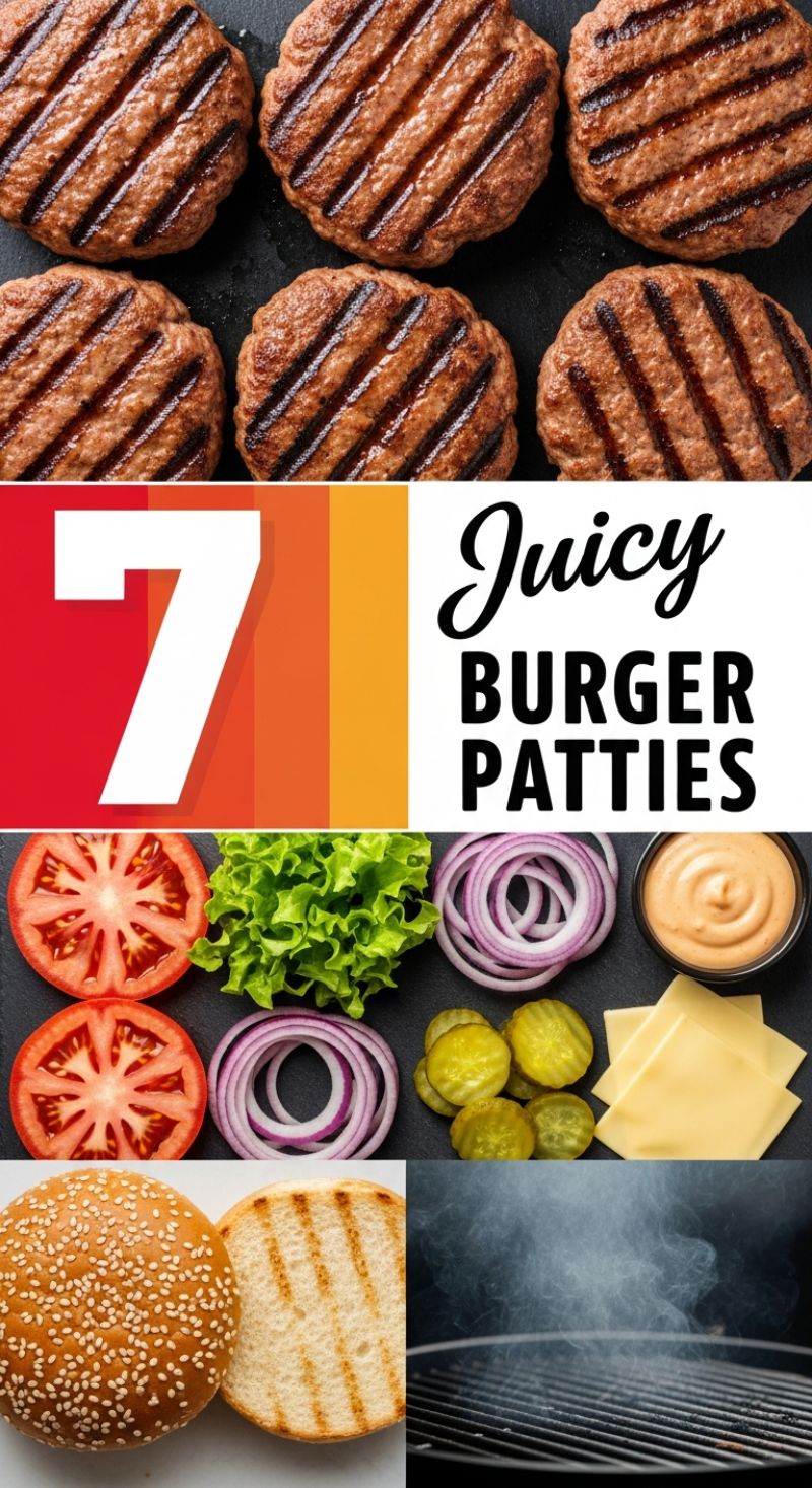7 Juicy Burger Patties