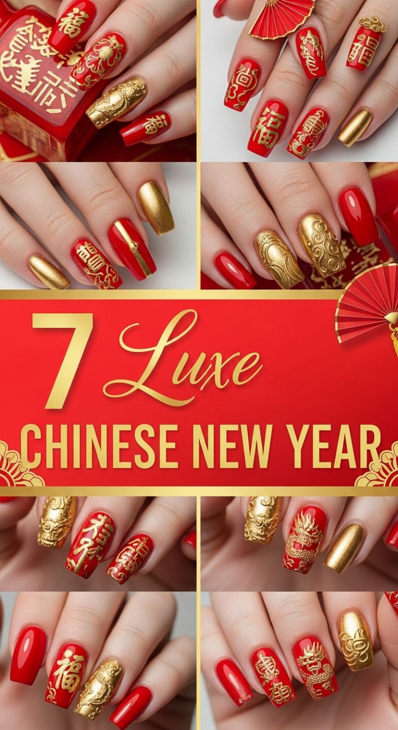 7 Luxe Chinese New Year Nail Looks