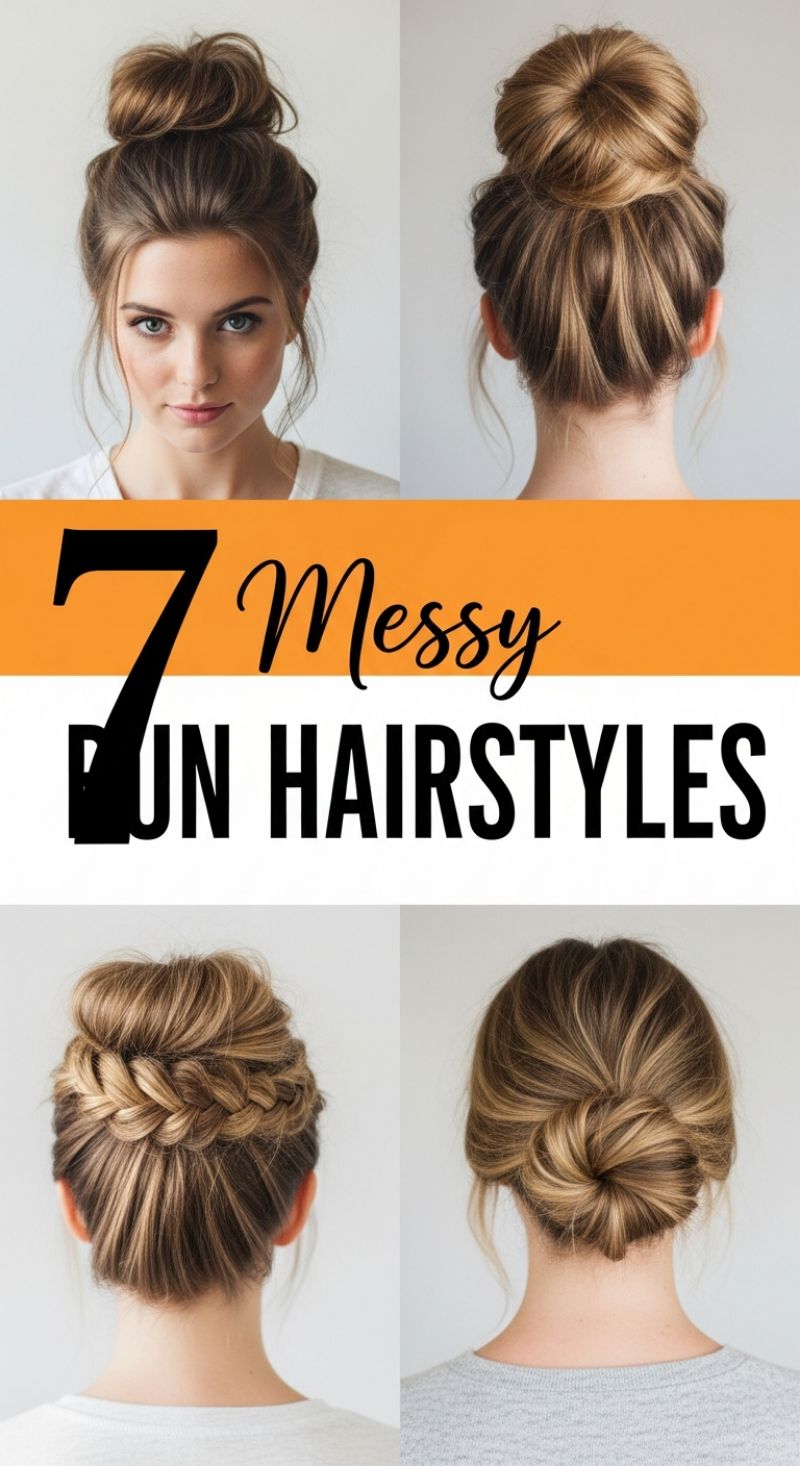 7 Messy Fun Hairstyles