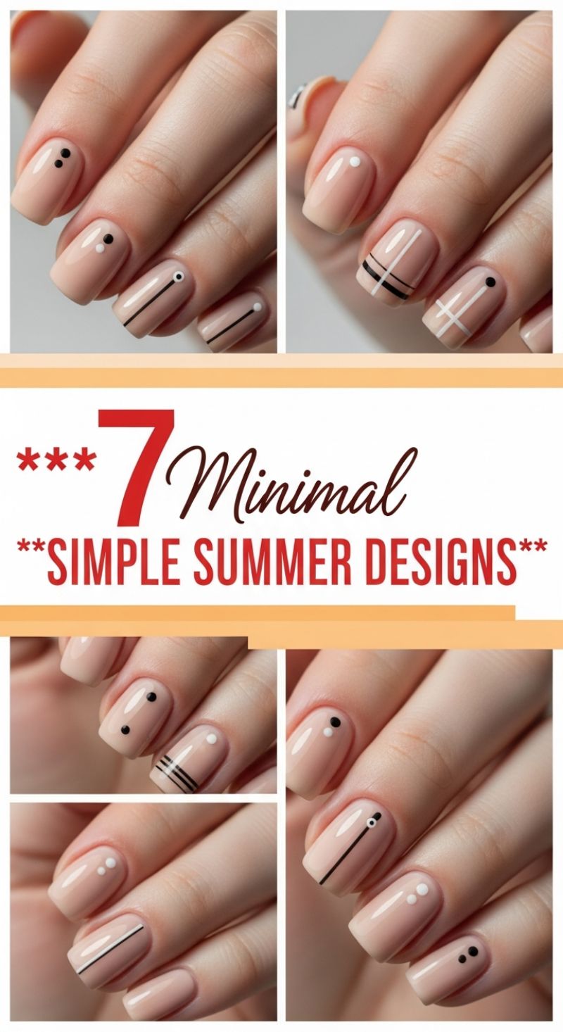 7 Minimal Simple Summer Designs