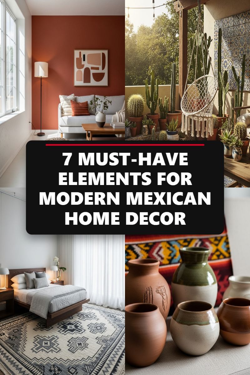 7 MUST-HAVE ELEMENTS FOR MODERN MEXICAN HOME DECOR