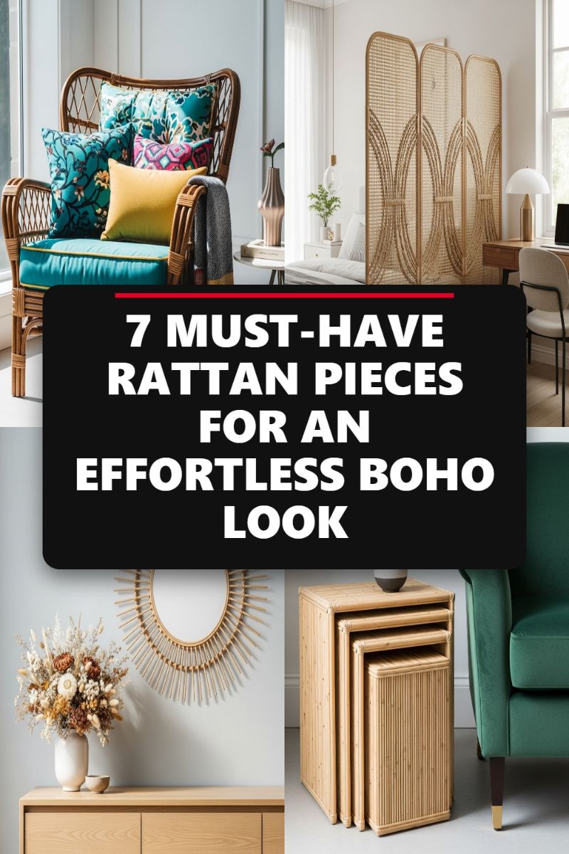 7 Must-Have Rattan Pieces for an Effortless Boho Look