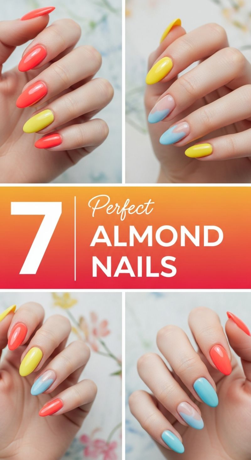 7 Perfect Almond Nails: Mastering the Vibrant Summer Manicure