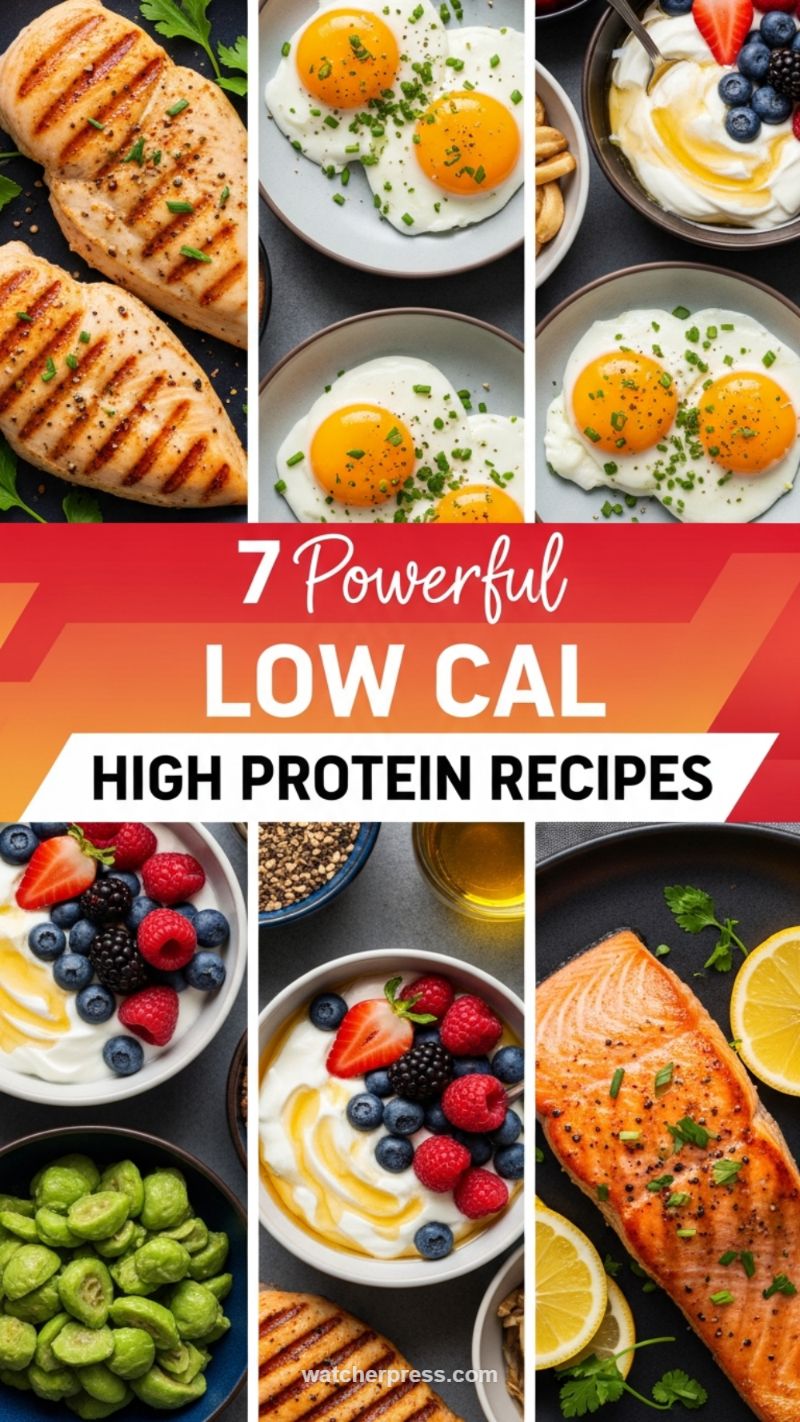 7 Powerful Low Cal High Protein Recipes (Fuel Your Body)