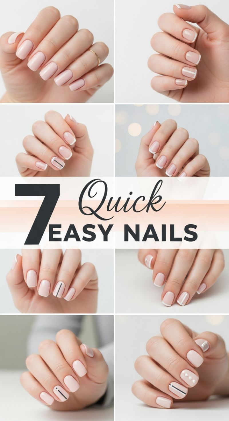 7 Quick Easy Nails