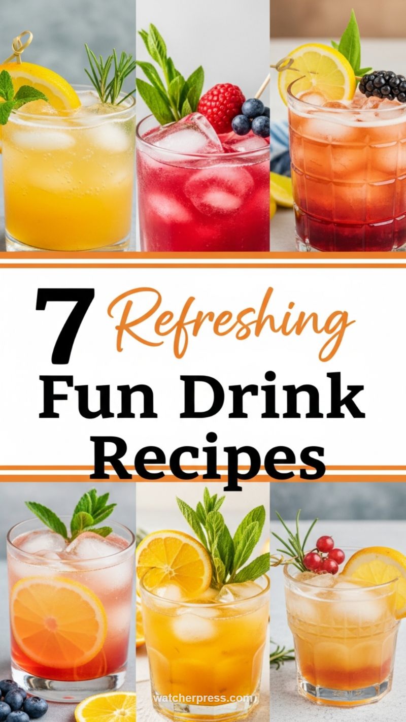 7 Refreshing & Fun Fruit Infused Drinks